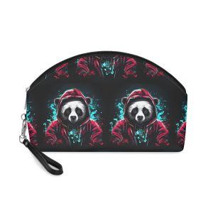Monstruo Hiphop Panda Camiseta Diseno Arte Vectorial (1) Makeup Bag