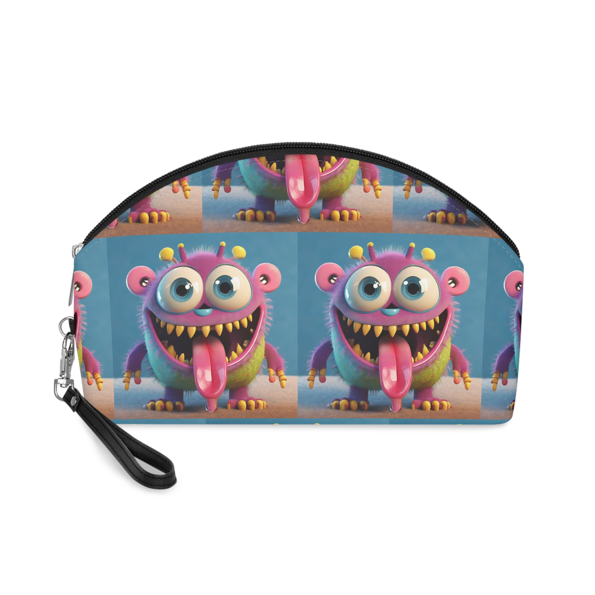 Monstruo Lindo Lengua Larga (5) Makeup Bag