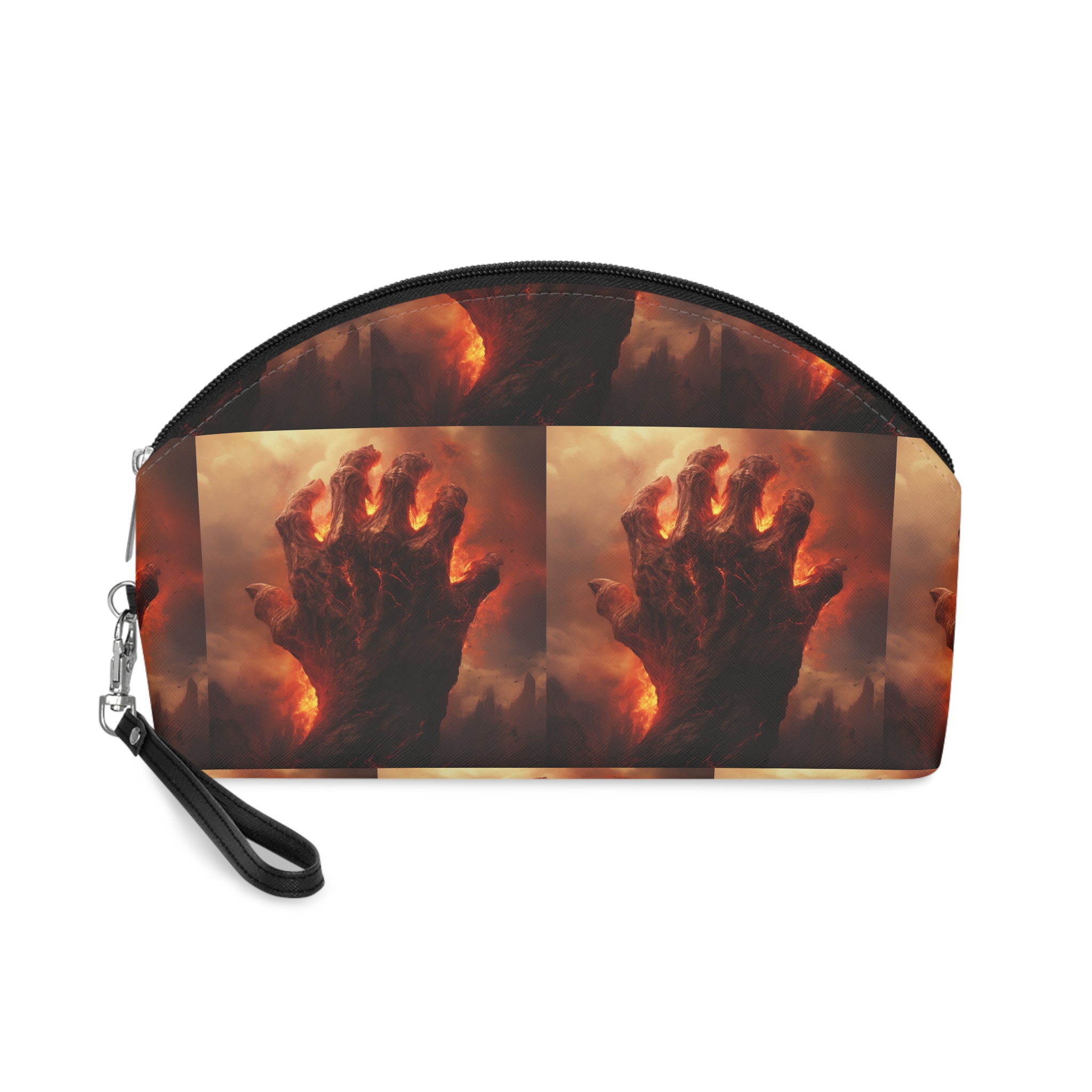 Monstruo Golem Lava Roca Gigante Musculoso Makeup Bag