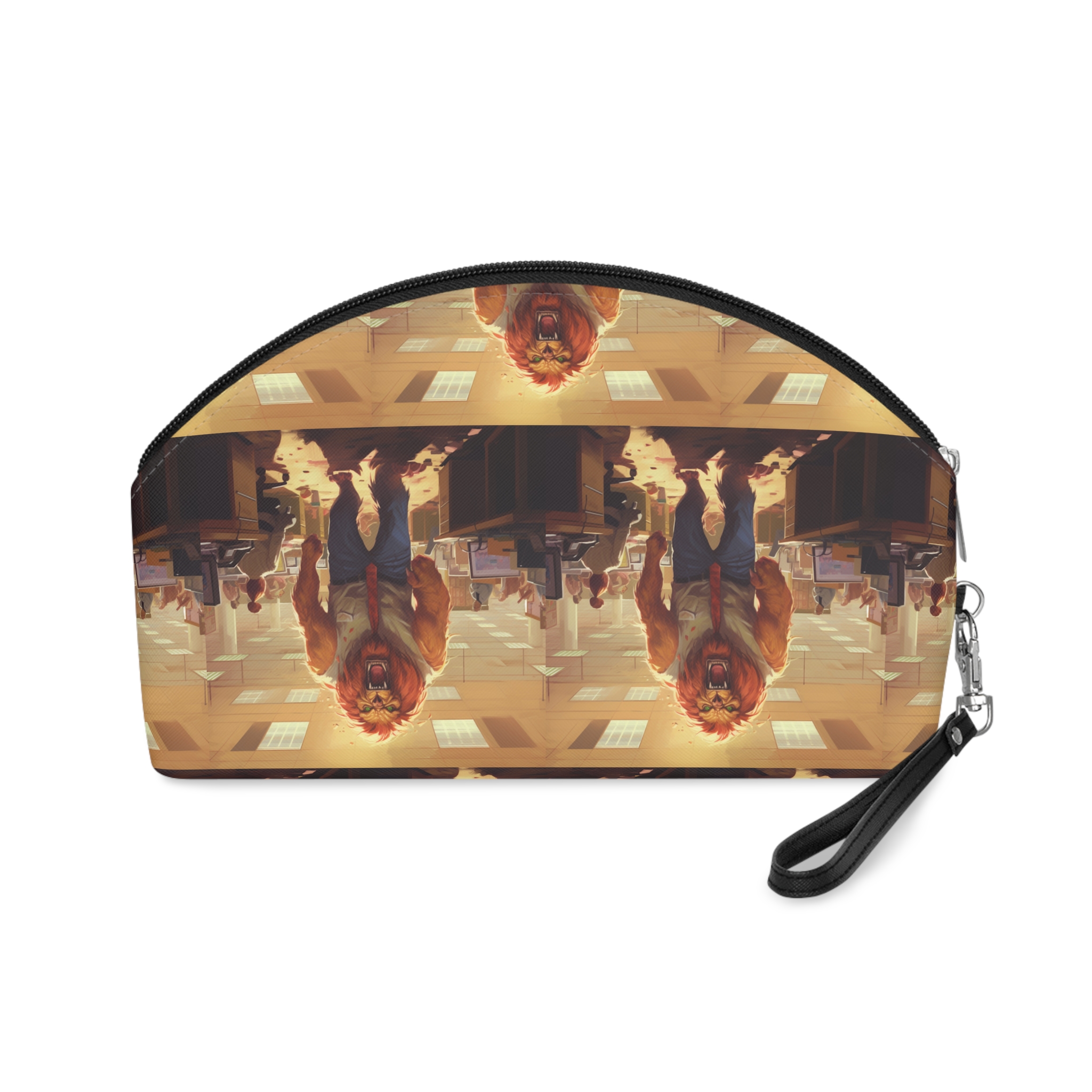 Monstruo Leon Es Mas Grande Que Imagen Jefe Oficina Ai Genero Arte Makeup Bag - Image 2