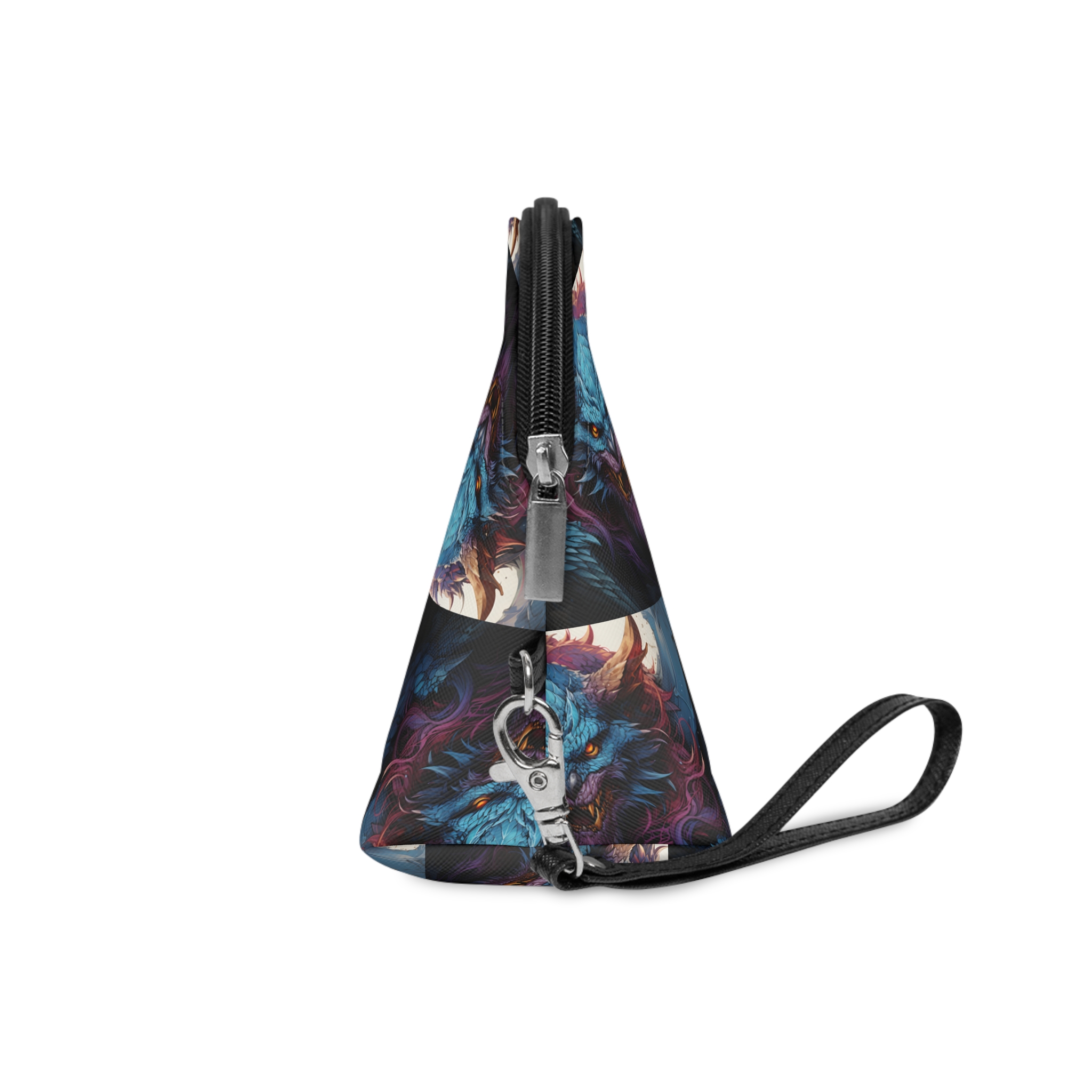 Monstruo Mitologico Gargola O Quimera Criatura Malvada Grunona Fantasia Colorida Makeup Bag - Image 3