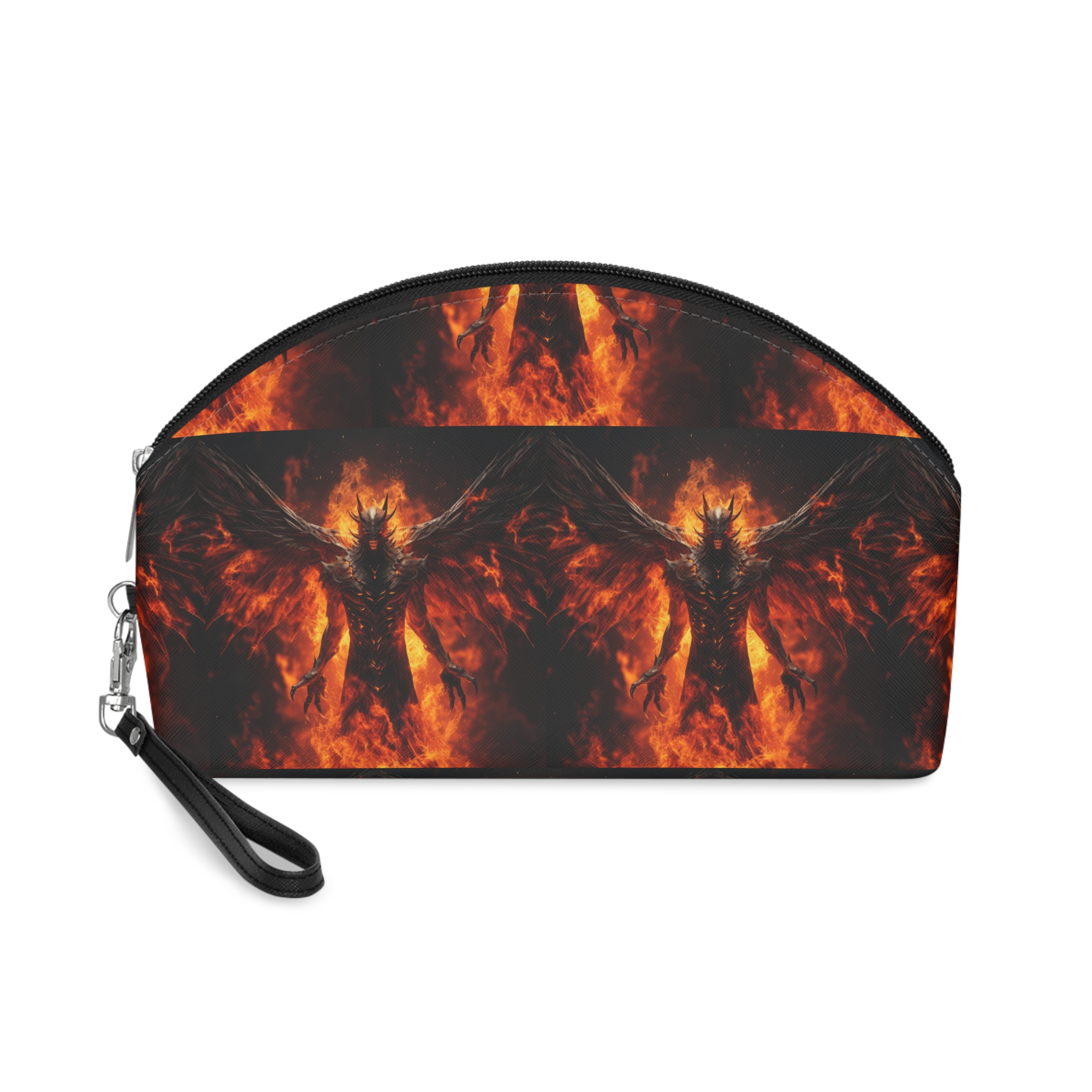 Monstruo Fuego Rojo Makeup Bag