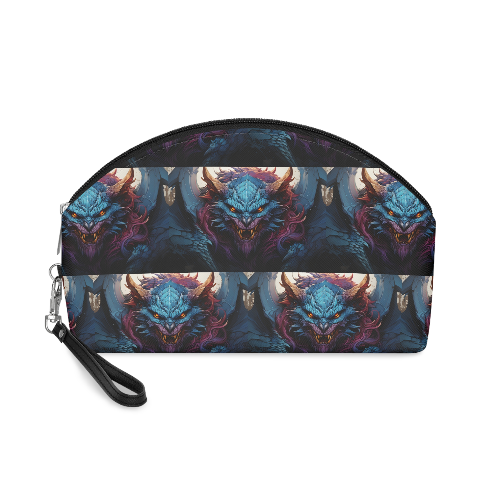 Monstruo Mitologico Gargola O Quimera Criatura Malvada Grunona Fantasia Colorida Makeup Bag