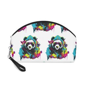 Monstruo Hiphop Panda Camiseta Diseno Arte Vectorial (2) Makeup Bag