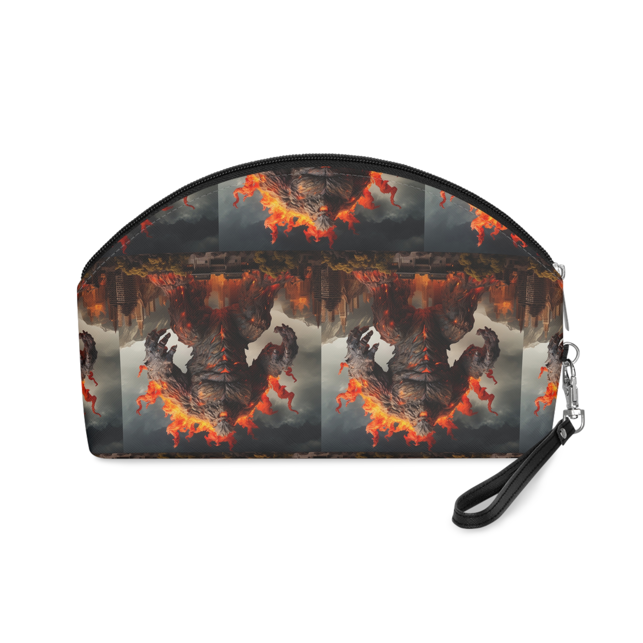 Monstruo Golem Lava Roca Gigante Musculoso (7) Makeup Bag - Image 2