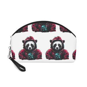 Monstruo Hiphop Panda Camiseta Diseno Arte Vectorial (1) Makeup Bag