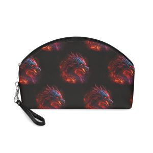 Monstruo Mistico Aliento Ardiente Forma Dragones Rojos Makeup Bag
