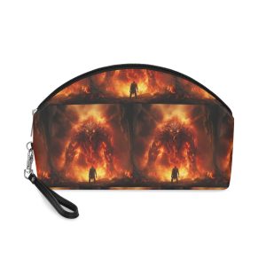 Monstruo Golem Lava Roca Gigante Musculoso (8) Makeup Bag