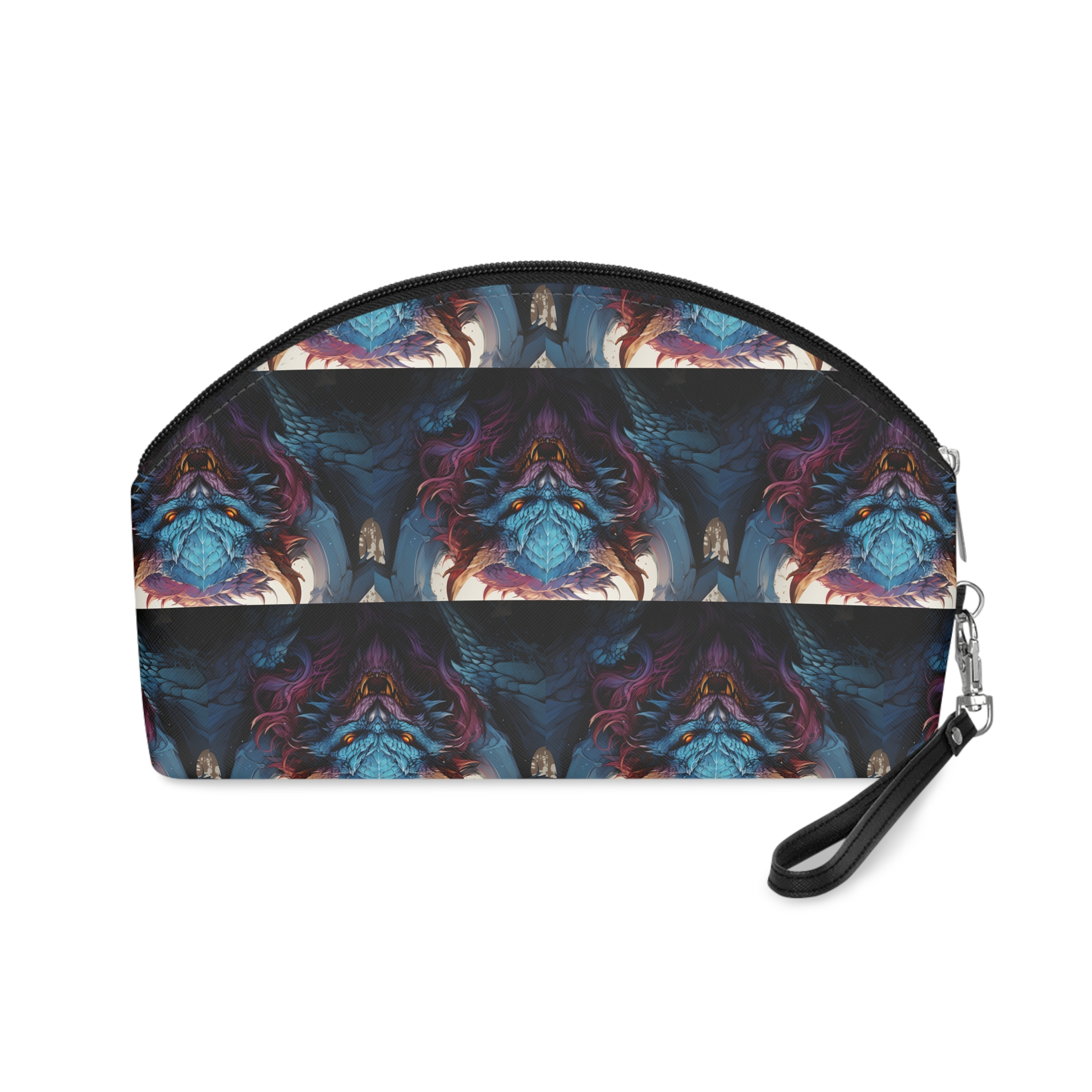 Monstruo Mitologico Gargola O Quimera Criatura Malvada Grunona Fantasia Colorida Makeup Bag - Image 2