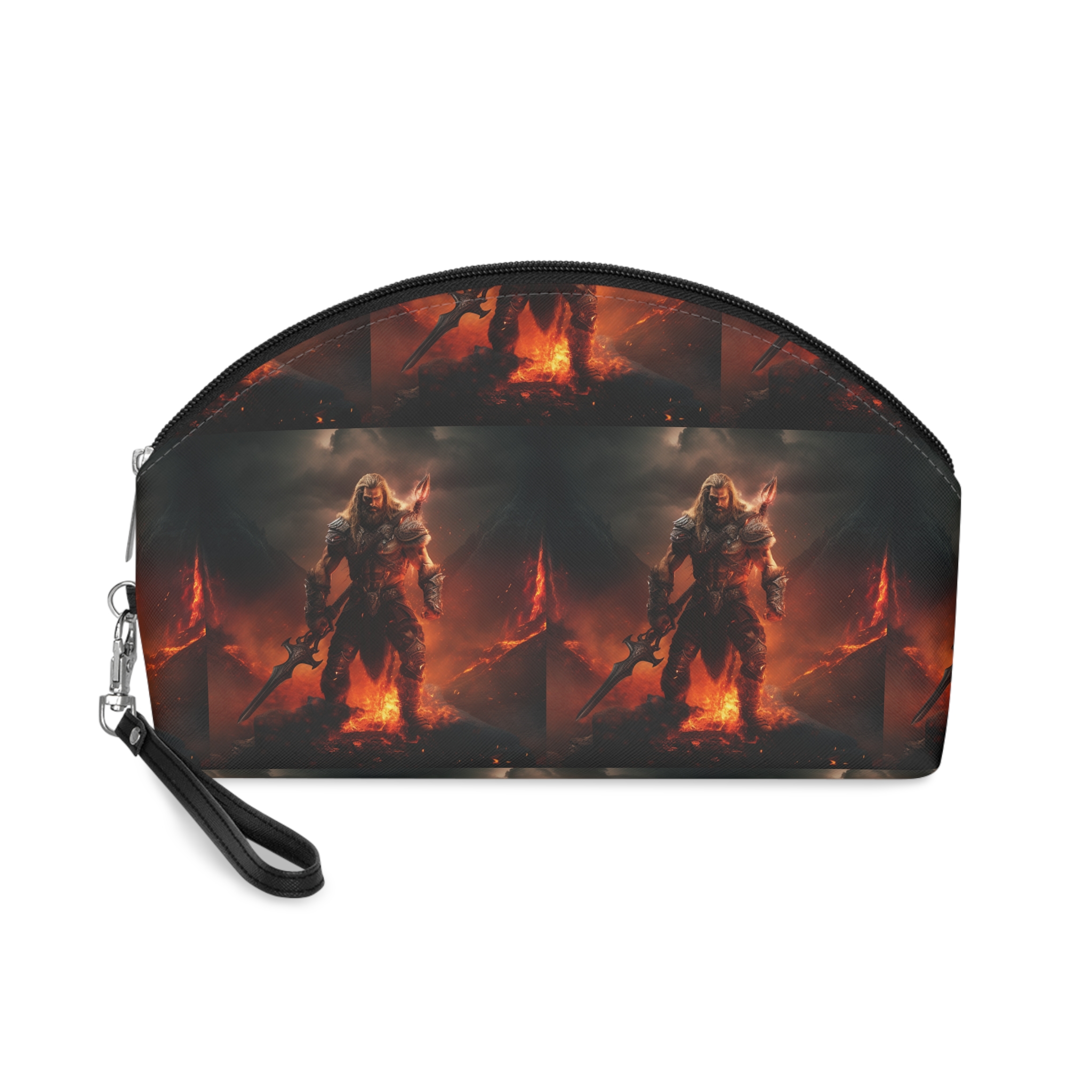 Monstruo Golem Lava Roca Gigante Musculoso (10) Makeup Bag