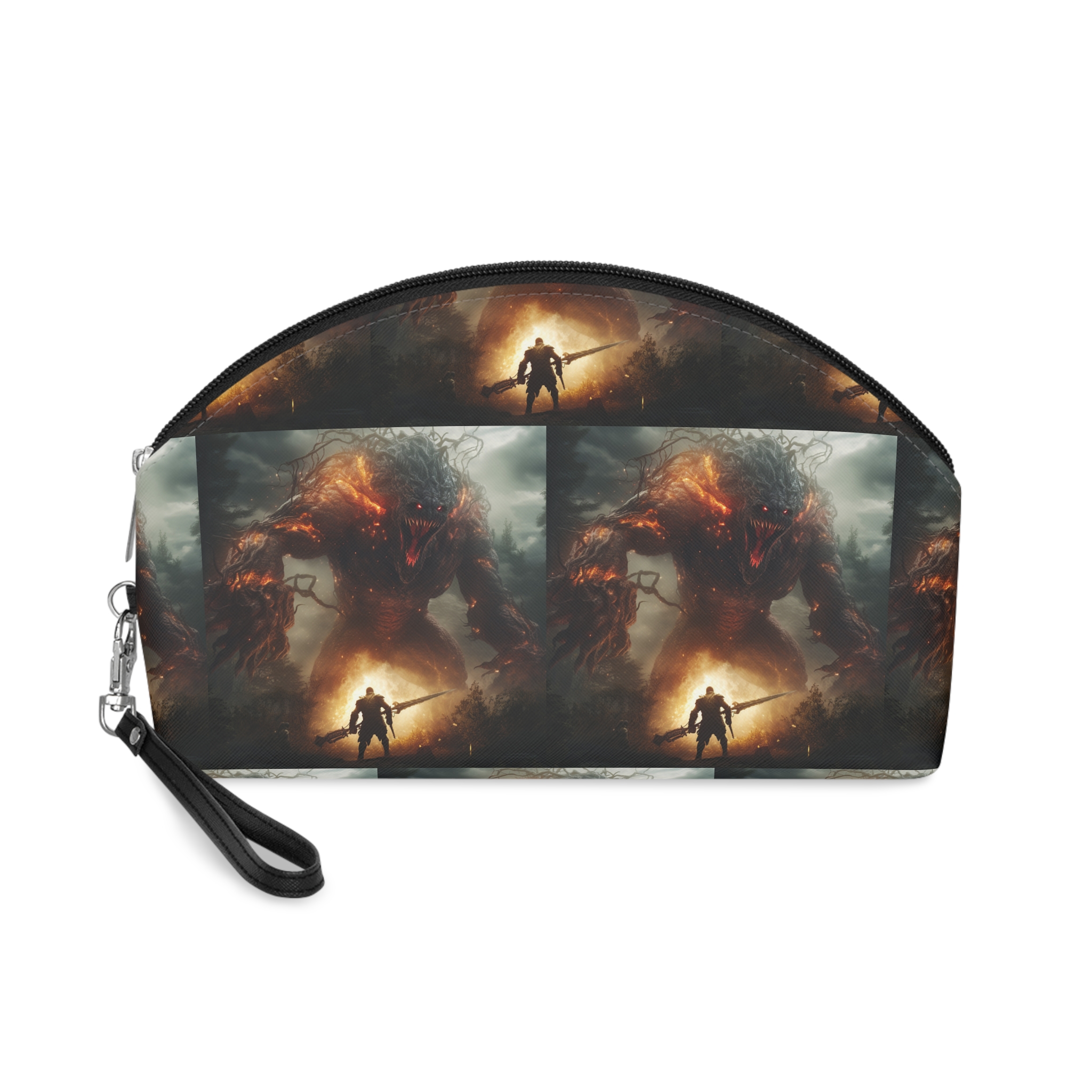 Monstruo Golem Lava Roca Gigante Musculoso (6) Makeup Bag