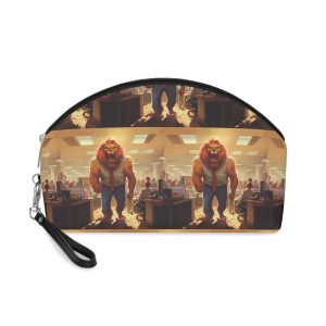Monstruo Leon Es Mas Grande Que Imagen Jefe Oficina Ai Genero Arte Makeup Bag