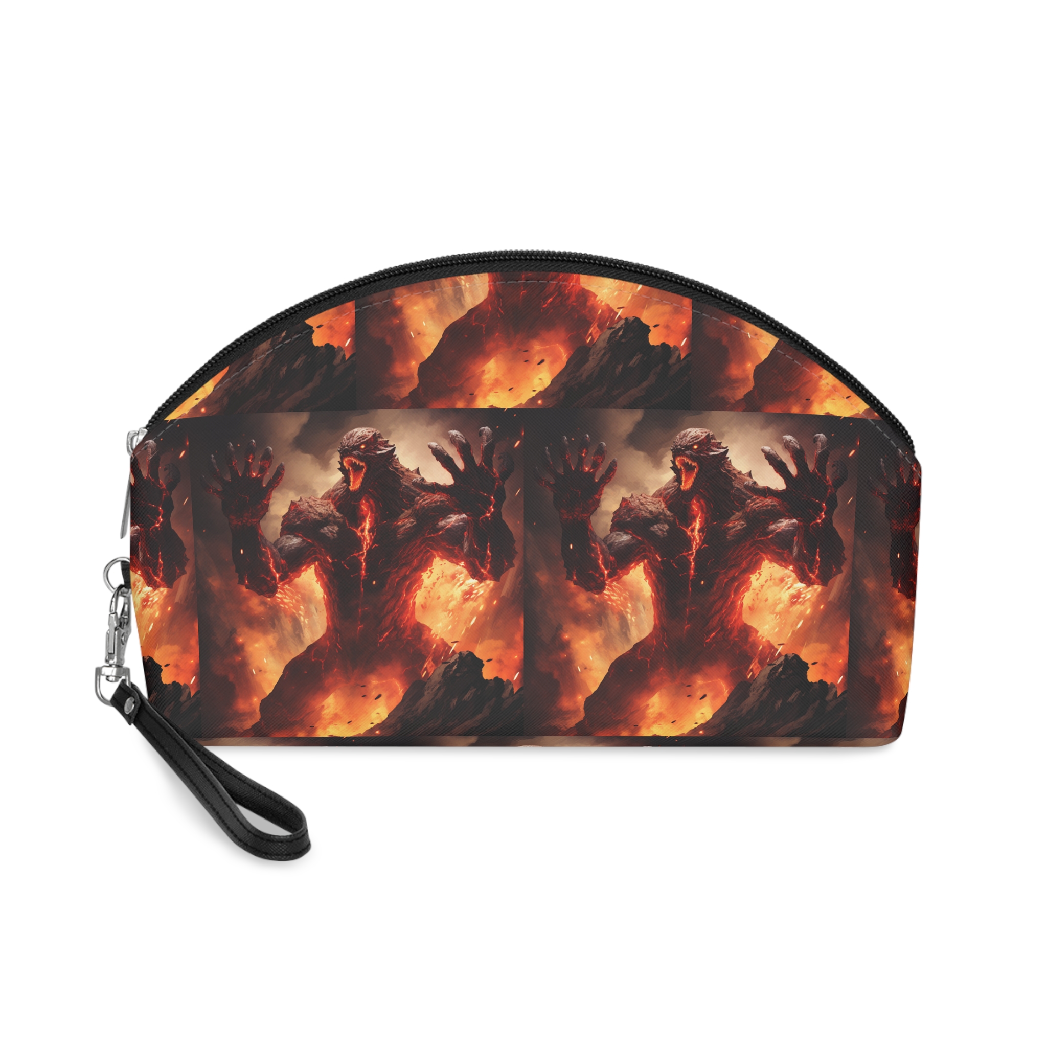 Monstruo Golem Lava Roca Gigante Musculoso (1) Makeup Bag