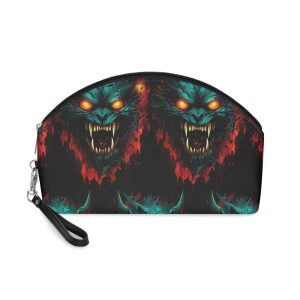 Monstruo Fantasma Vector Diseno Camiseta Profesional Makeup Bag