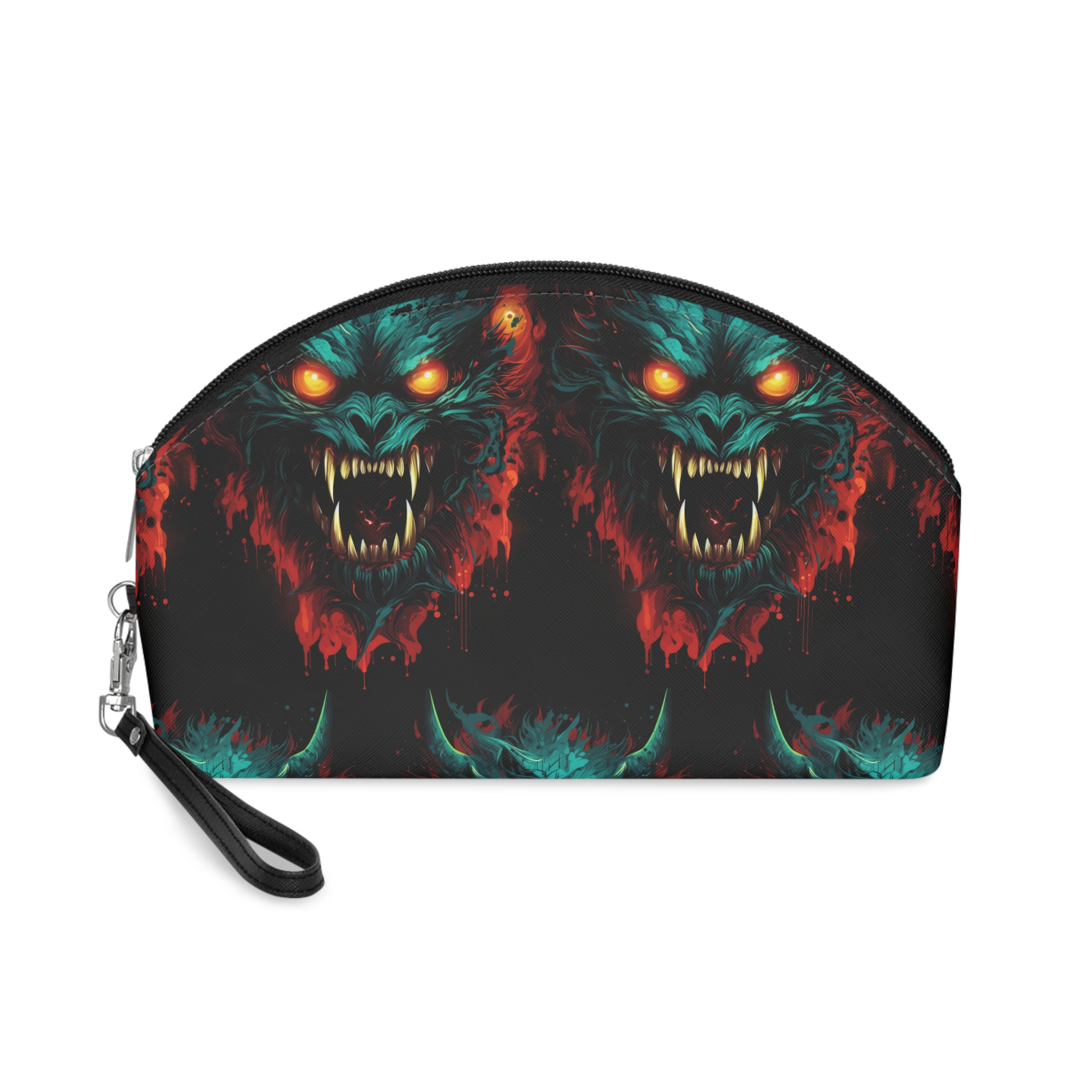 Monstruo Fantasma Vector Diseno Camiseta Profesional Makeup Bag