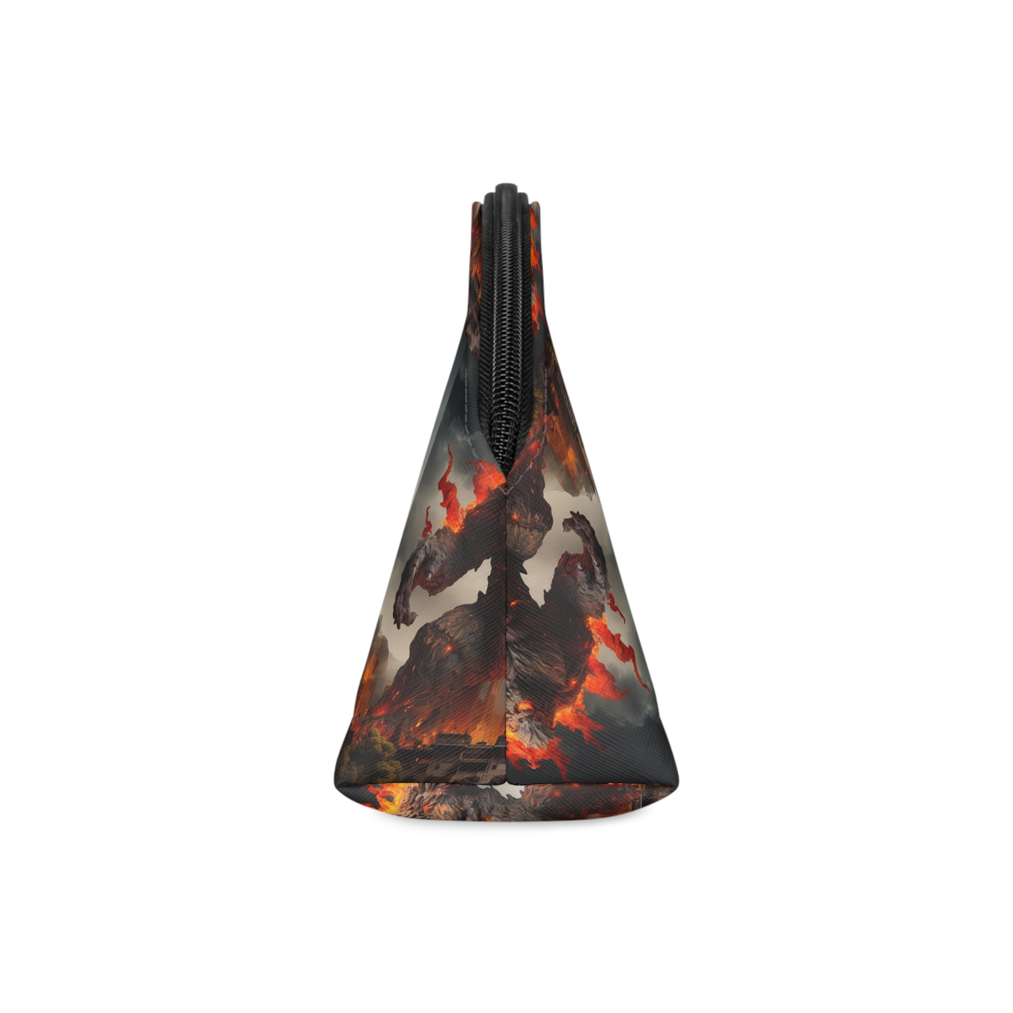 Monstruo Golem Lava Roca Gigante Musculoso (7) Makeup Bag - Image 4