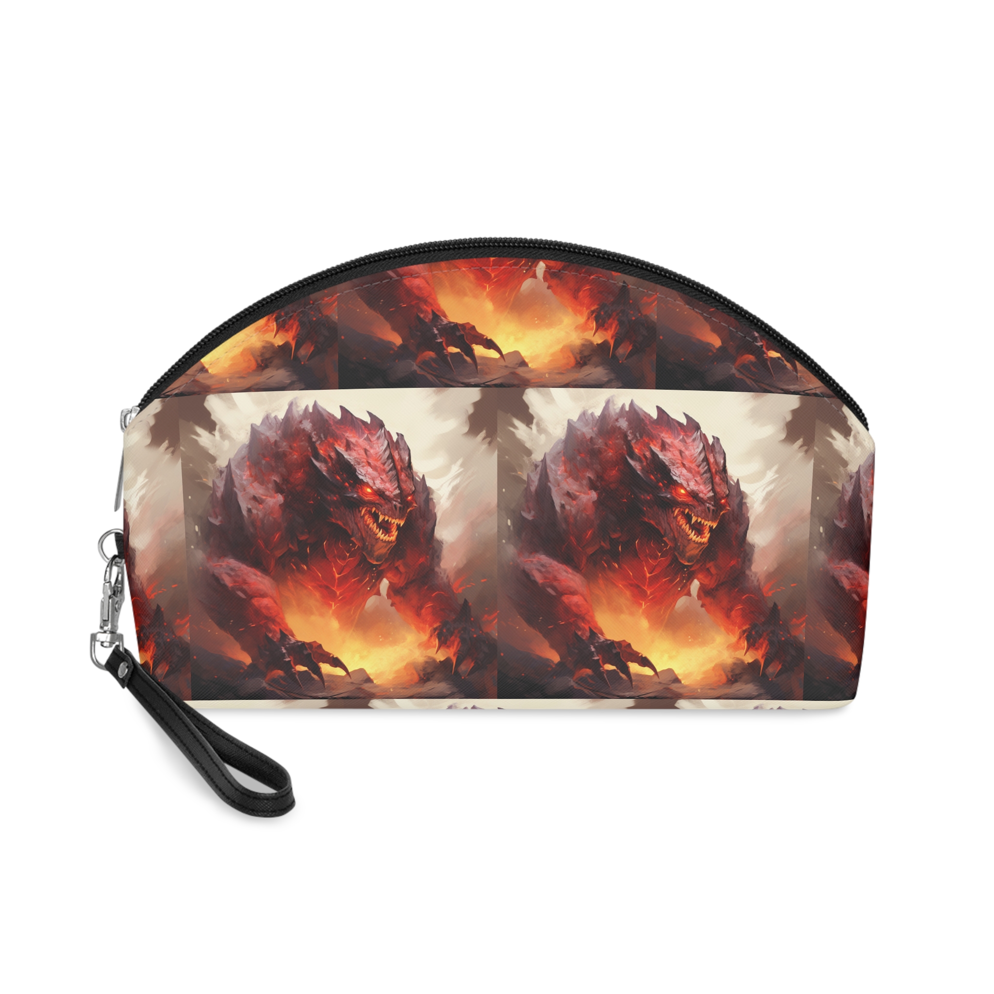 Monstruo Golem Lava Roca Gigante Musculoso (2) Makeup Bag