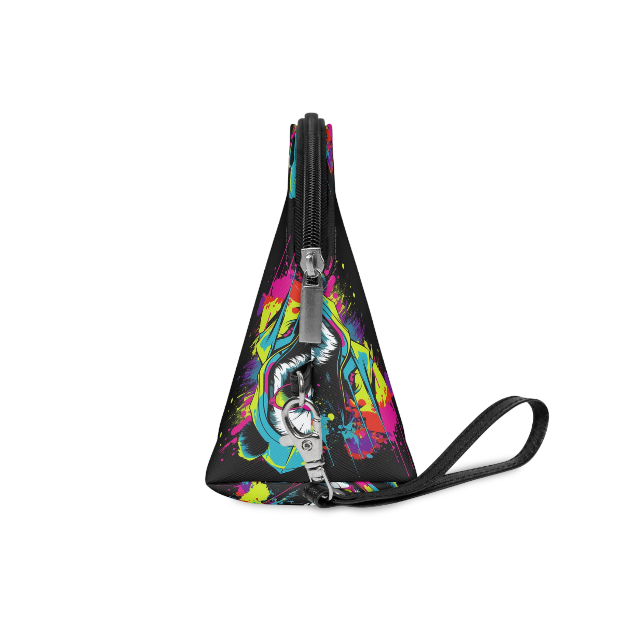 Monstruo Hiphop Panda Camiseta Diseno Arte Vectorial (2) Makeup Bag - Image 3