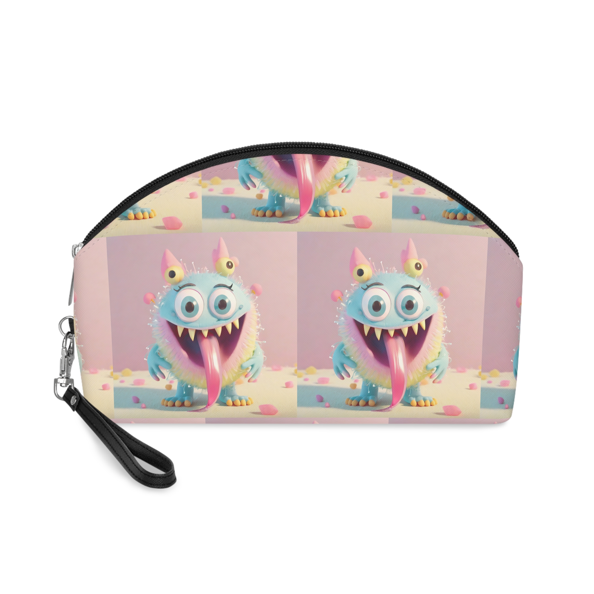 Monstruo Lindo Lengua Larga (4) Makeup Bag