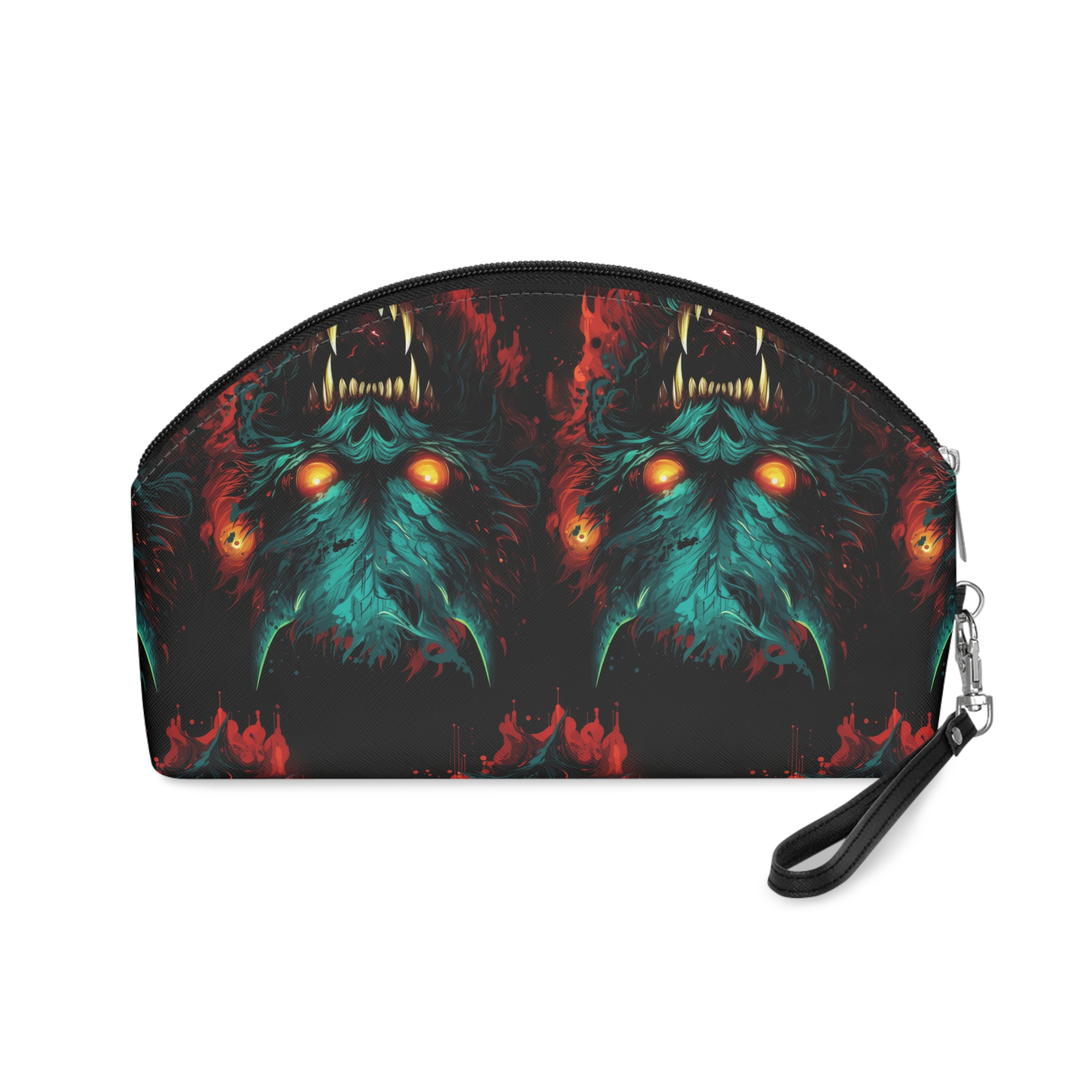 Monstruo Fantasma Vector Diseno Camiseta Profesional Makeup Bag - Image 2