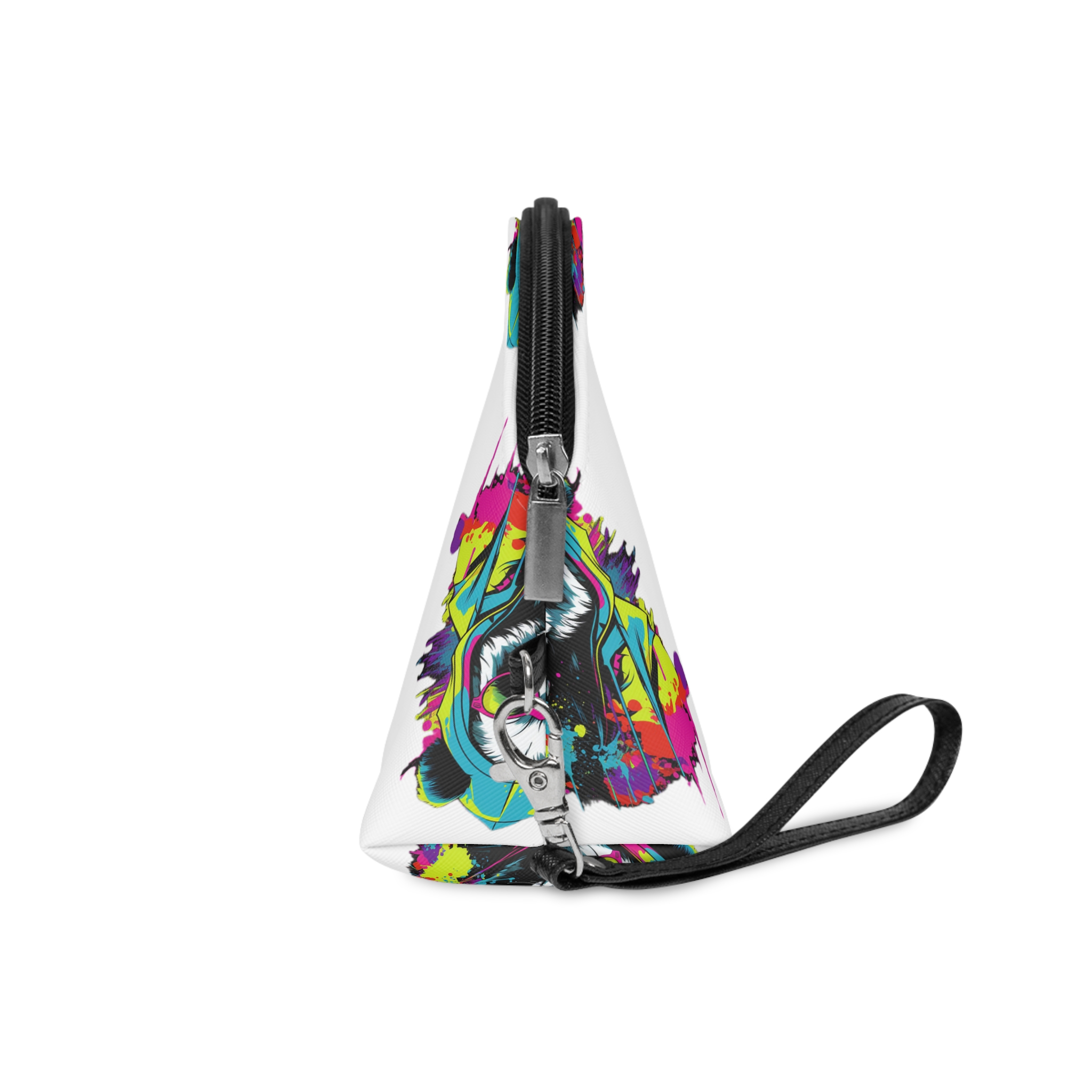 Monstruo Hiphop Panda Camiseta Diseno Arte Vectorial (2) Makeup Bag - Image 3