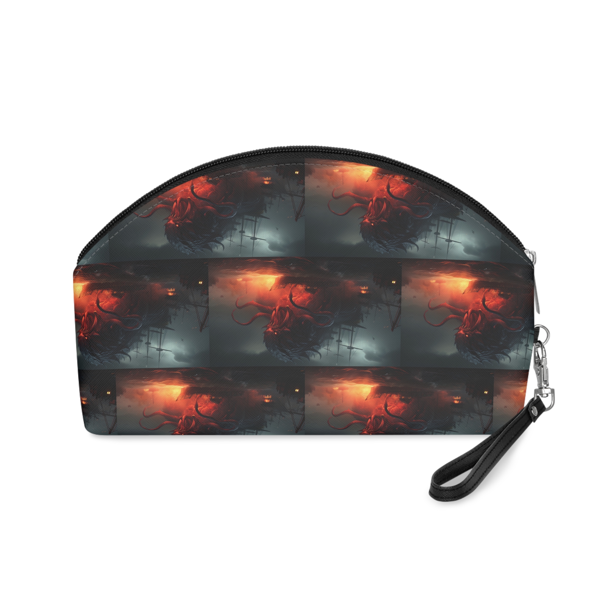 Monstruo Gigante Tentaculos Barco Oceano Makeup Bag - Image 2