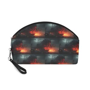 Monstruo Gigante Tentaculos Barco Oceano Makeup Bag